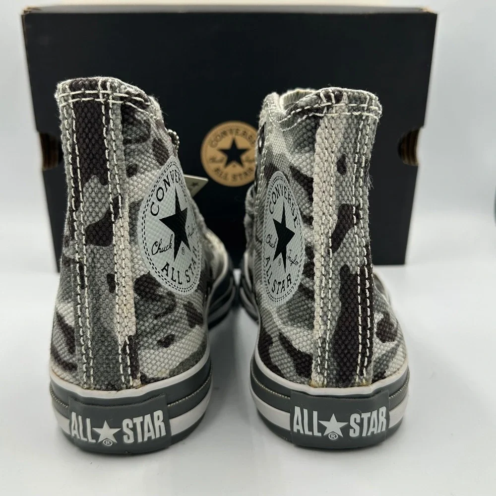 Converse Chuck Taylor All Star Camo Black/Charcoal Grey Hi Sneakers Women's 6.5‎ - Picture 9 of 15